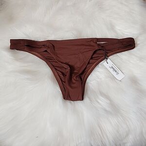 NWT Vitamin A Brown Bikini Bottom Size 14